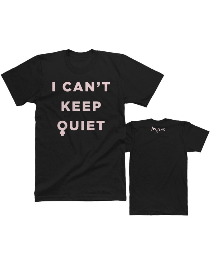 MILCK I Can't Keep Quiet Tee $17.47 Shirts