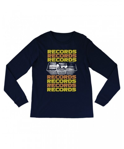 Music Life Long Sleeve Shirt | Milk Crate Digger Shirt $7.69 Shirts