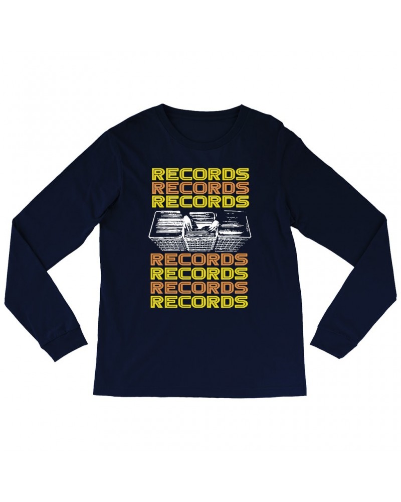 Music Life Long Sleeve Shirt | Milk Crate Digger Shirt $7.69 Shirts