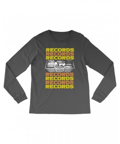 Music Life Long Sleeve Shirt | Milk Crate Digger Shirt $7.69 Shirts