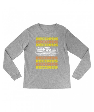 Music Life Long Sleeve Shirt | Milk Crate Digger Shirt $7.69 Shirts