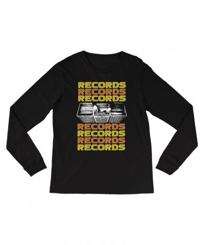 Music Life Long Sleeve Shirt | Milk Crate Digger Shirt $7.69 Shirts