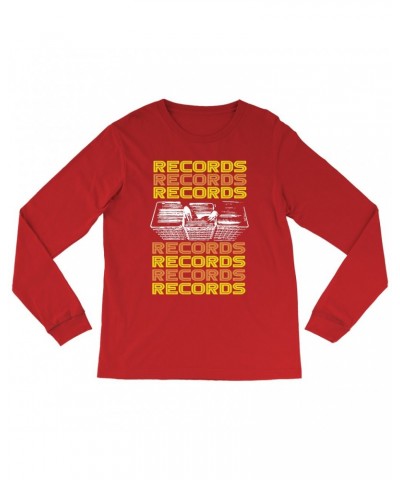 Music Life Long Sleeve Shirt | Milk Crate Digger Shirt $7.69 Shirts