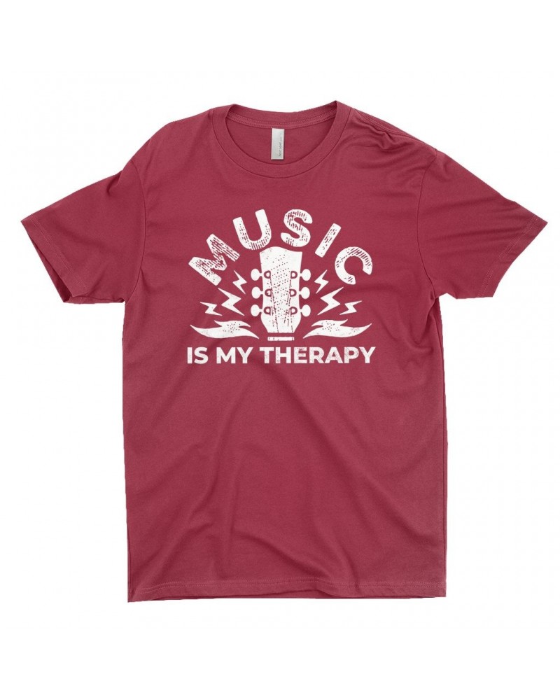 Music Life T-Shirt | Music Is My Therapy Shirt $8.54 Shirts