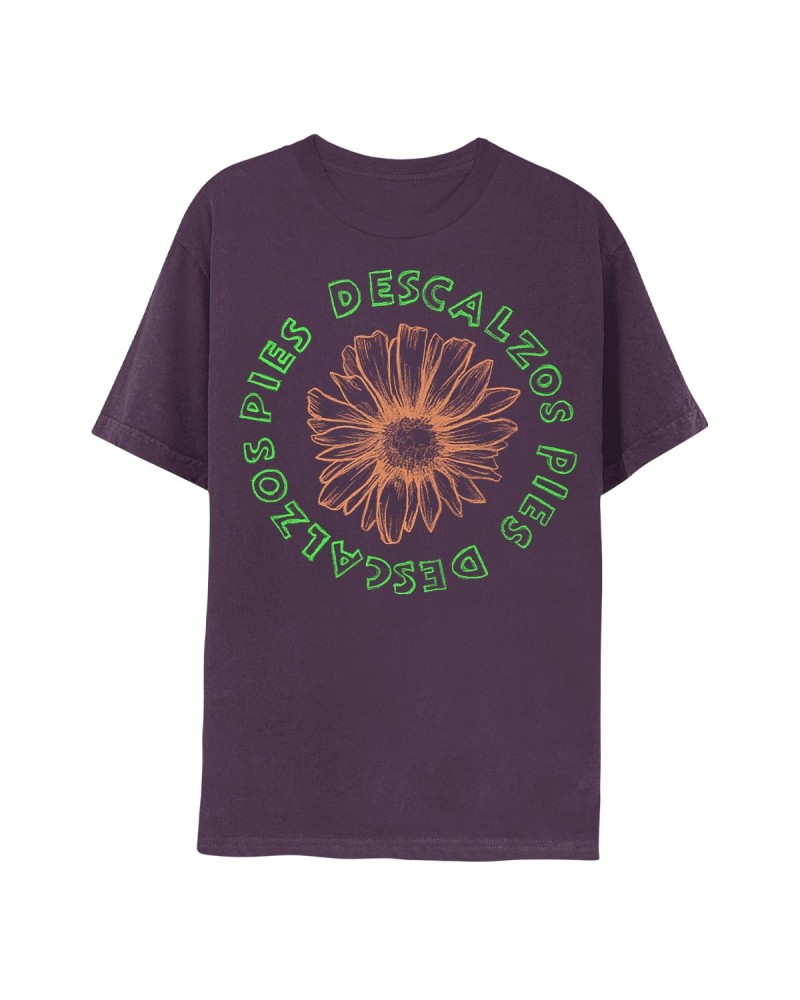 Shakira Pies Descalzos Flower Tee - Wine $21.19 Shirts