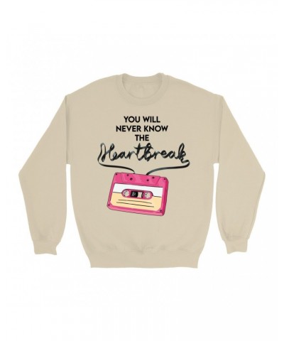 Music Life Sweatshirt | Cassette Heartbreak Sweatshirt $6.47 Sweatshirts