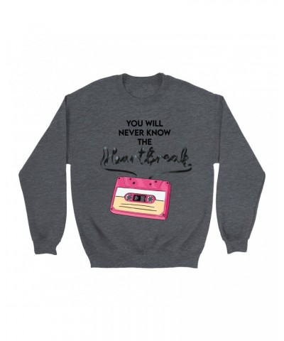 Music Life Sweatshirt | Cassette Heartbreak Sweatshirt $6.47 Sweatshirts