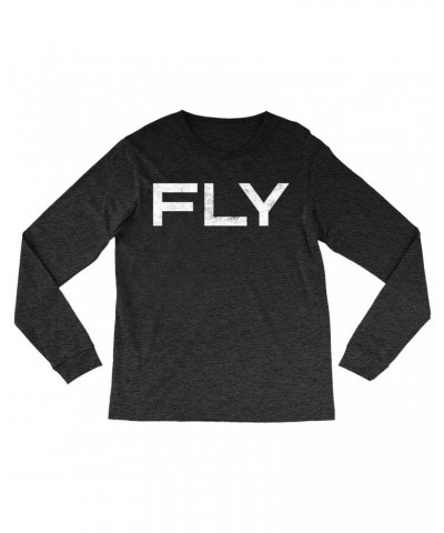 John Lennon Long Sleeve Shirt | Fly Distressed Design Worn By Shirt $8.81 Shirts