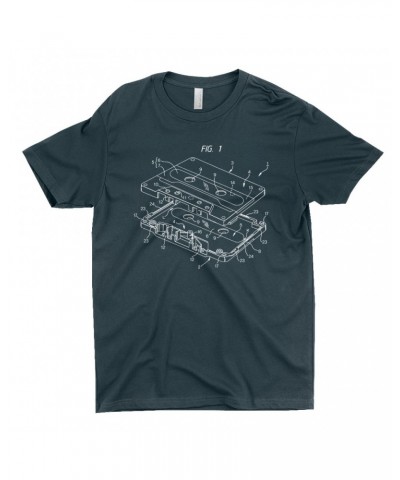 Music Life T-Shirt | Cassette Diagram Shirt $7.21 Shirts