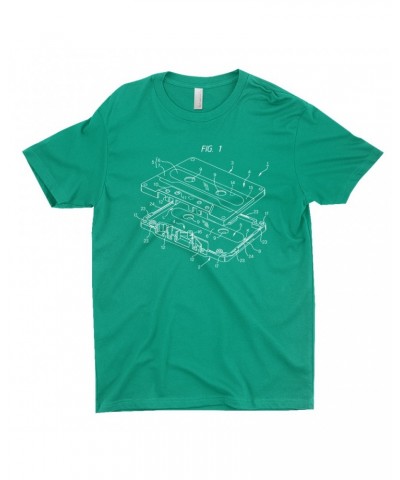 Music Life T-Shirt | Cassette Diagram Shirt $7.21 Shirts