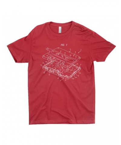 Music Life T-Shirt | Cassette Diagram Shirt $7.21 Shirts