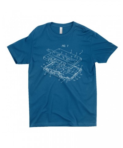 Music Life T-Shirt | Cassette Diagram Shirt $7.21 Shirts