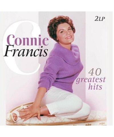 Connie Francis 40 GREATEST HITS Vinyl Record $12.37 Vinyl