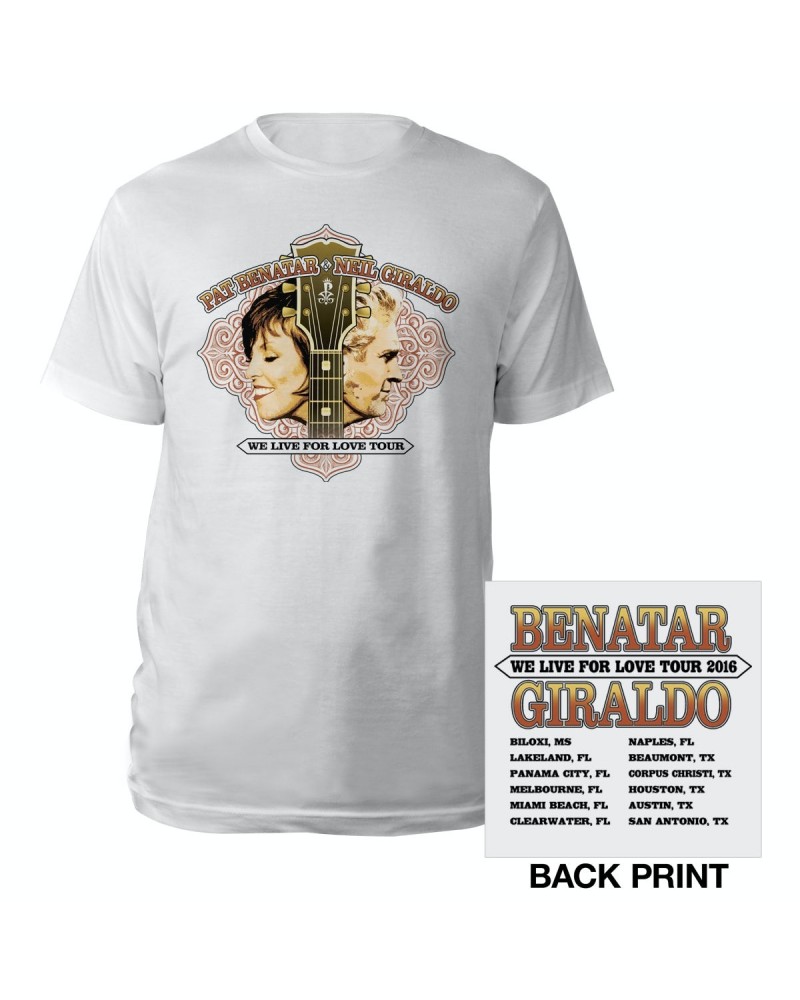 Pat Benatar & Neil Giraldo We Live For Love Tour Tee $8.57 Shirts