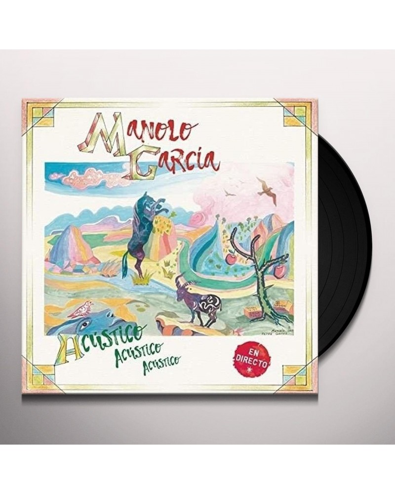 Manolo Garcia ACUSTICO ACUSTICO ACUSTICO (EN DIRECTO) Vinyl Record $1.55 Vinyl