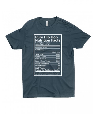 Music Life T-Shirt | Hip Hop Nutrition Facts Shirt $13.30 Shirts