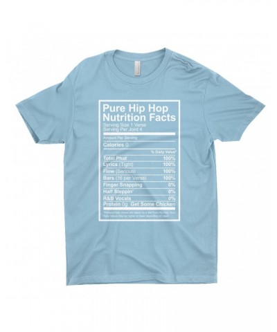 Music Life T-Shirt | Hip Hop Nutrition Facts Shirt $13.30 Shirts