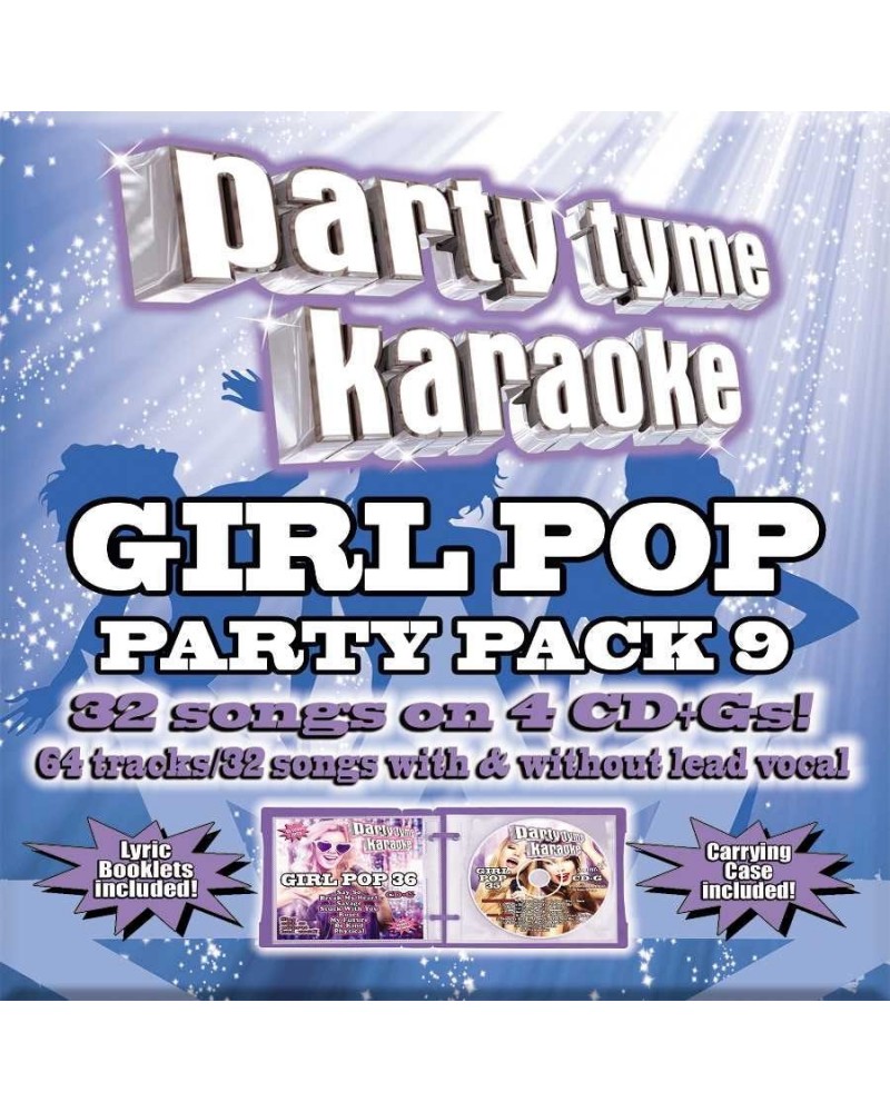 Party Tyme Karaoke Girl Pop Party Pack 9 (32+32-Song Party Pack) CD $11.77 CD