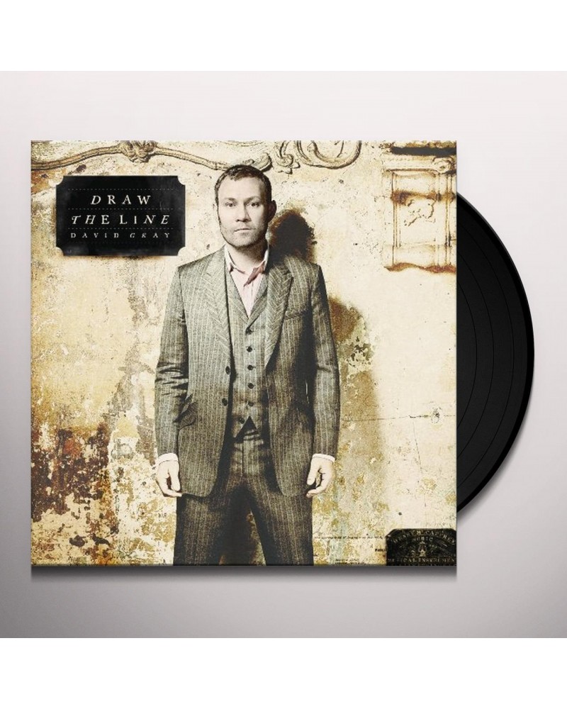 David Gray Draw The Line Vinyl Record $7.40 Vinyl