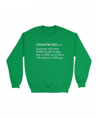 Music Life Colorful Sweatshirt | Musician Definition Sweatshirt $5.54 Sweatshirts