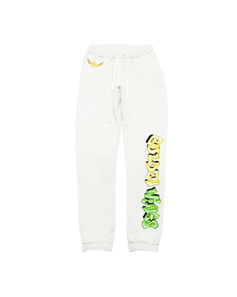 Zoe Wees Golden Wings Sweatpants - White $7.59 Pants