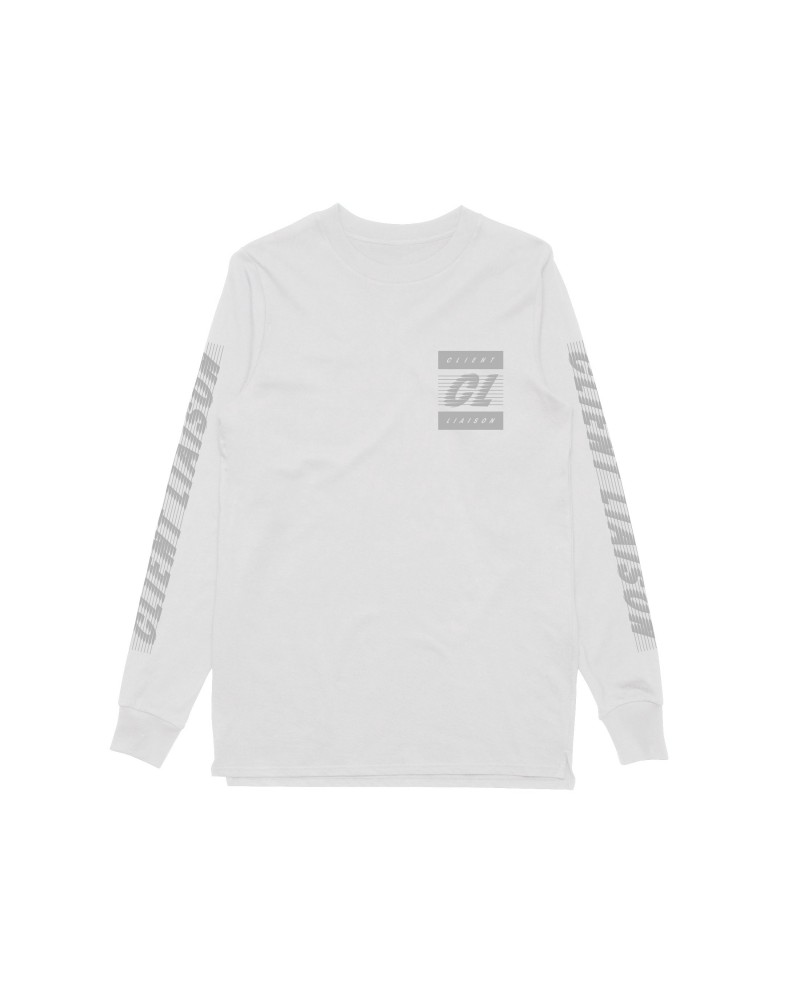 Client Liaison Speed 1.0 Silver / White Longsleeve T-shirt / LIMITED EDITION $6.45 Shirts