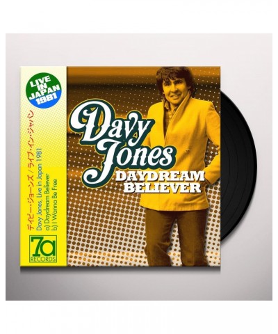 Davy Jones DAYDREAM BELIEVER / I WANNA BE FREE: LIVE IN Vinyl Record $9.44 Vinyl