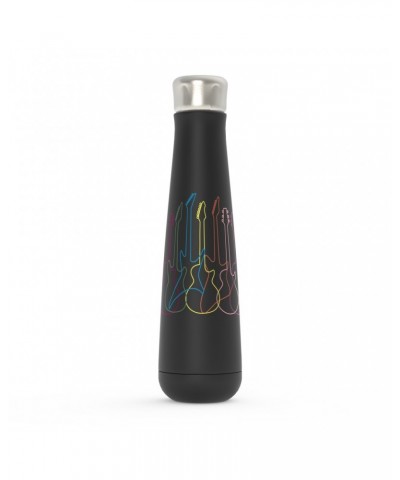 Music Life Water Bottle | Spectrum Guitar Shapes Water Bottle $3.52 Drinkware