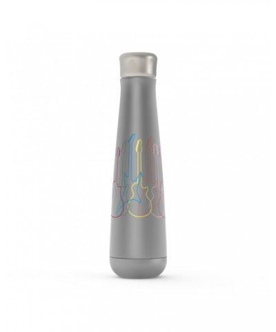 Music Life Water Bottle | Spectrum Guitar Shapes Water Bottle $3.52 Drinkware