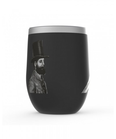 Music Life Wine Tumbler | Riding The Gramophone Stemless Wine Tumbler $4.19 Drinkware