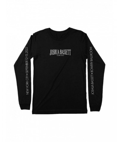 Joshua Bassett NYC Tour Long Sleeve - Black $9.88 Shirts