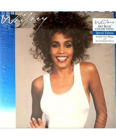 Whitney Houston WHITNEY (BLUE VINYL) Vinyl Record $6.07 Vinyl