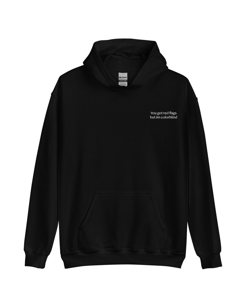 Xuitcasecity Gomey Red Flags (Embroidered) Unisex Hoodie $11.55 Sweatshirts