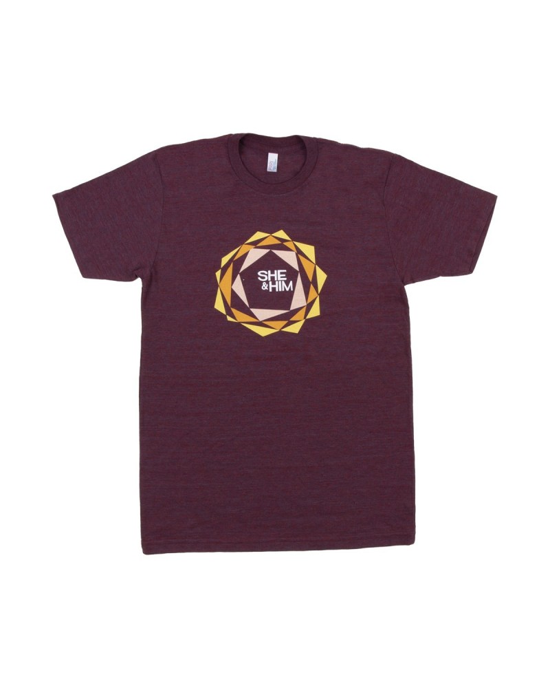 She & Him MENS TRIANGLE SUN T-SHIRT $9.16 Shirts