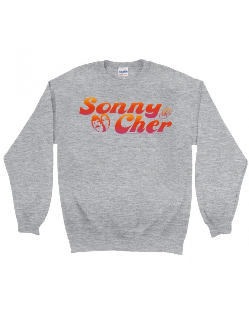 Sonny & Cher Sweatshirt | Comedy Hour TV Show Logo Sweatshirt $4.62 Sweatshirts