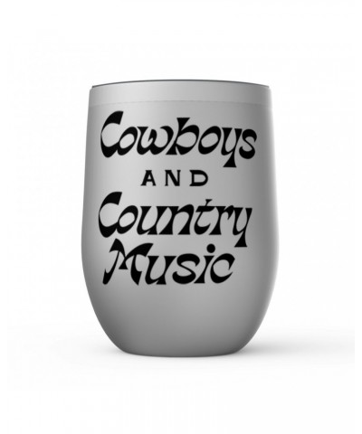 Music Life Stemless Wine Tumbler | Cowboys And Country Music Stemless Wine Tumbler $8.40 Drinkware