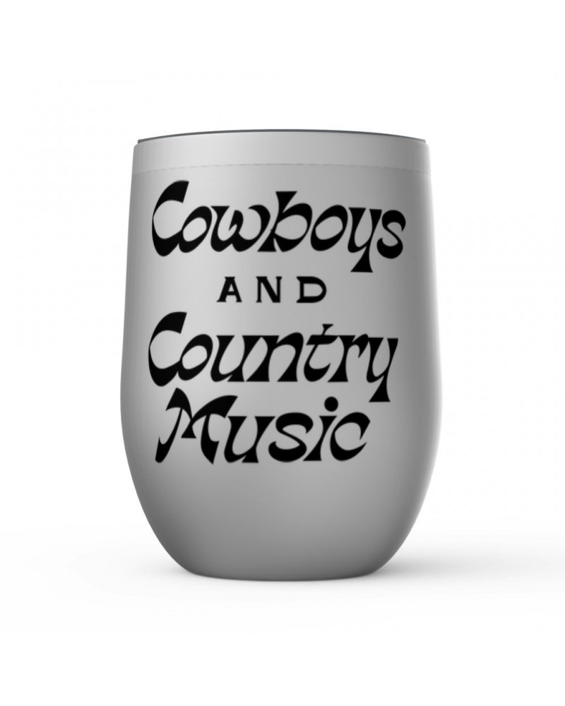 Music Life Stemless Wine Tumbler | Cowboys And Country Music Stemless Wine Tumbler $8.40 Drinkware