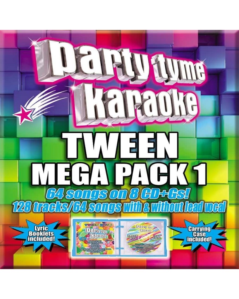 Party Tyme Karaoke Tween Mega Pack 1 (8 CD)(64+64-Song Party Pack) CD $16.80 CD