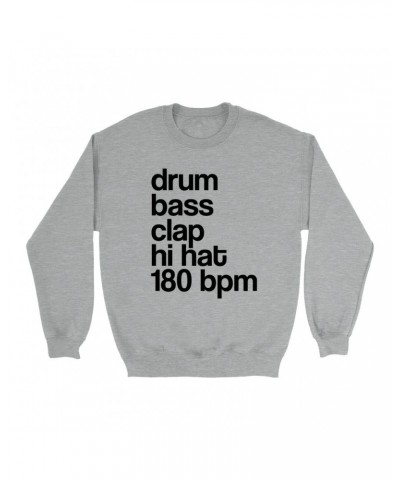 Music Life Sweatshirt | Drum Bass Clap Sweatshirt $10.07 Sweatshirts