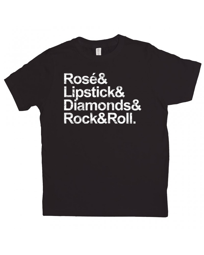 Music Life Kids T-Shirt | Rosé & Rock n' Roll Kids Shirt $6.43 Kids