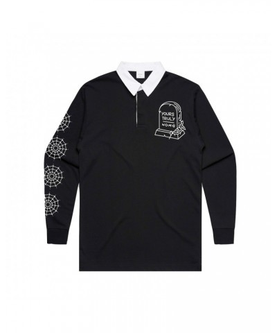 Yours Truly Walk Over My Grave Rugby Jersey (Black) $6.55 Shirts