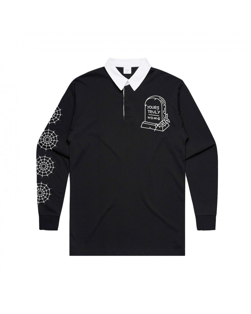 Yours Truly Walk Over My Grave Rugby Jersey (Black) $6.55 Shirts