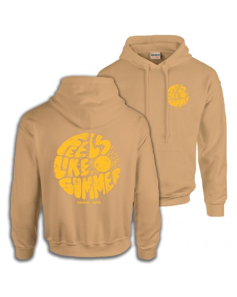 Samuel Jack Feels Like Summer Graphic Hoodie (Caramel) $12.53 Sweatshirts