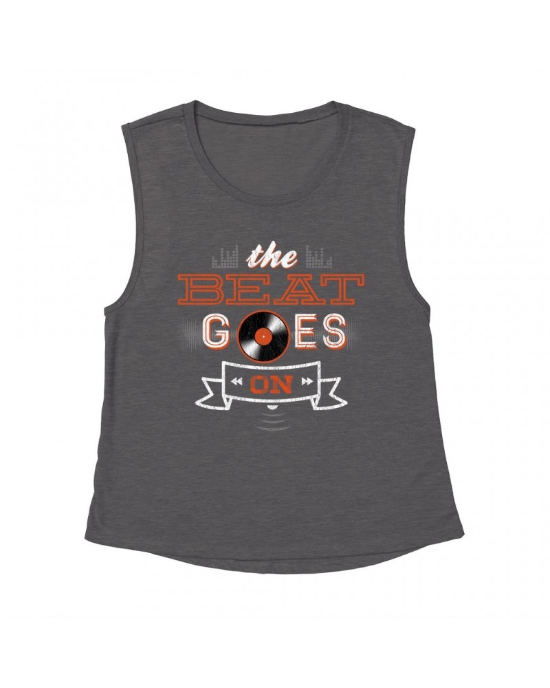 Music Life Muscle Tank | The Beat Goes On Tank Top $11.17 Shirts