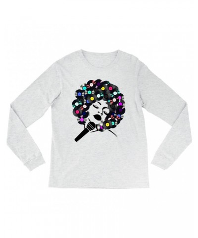 Music Life Heather Long Sleeve Shirt | The Soul Of Vinyl Shirt $15.29 Shirts