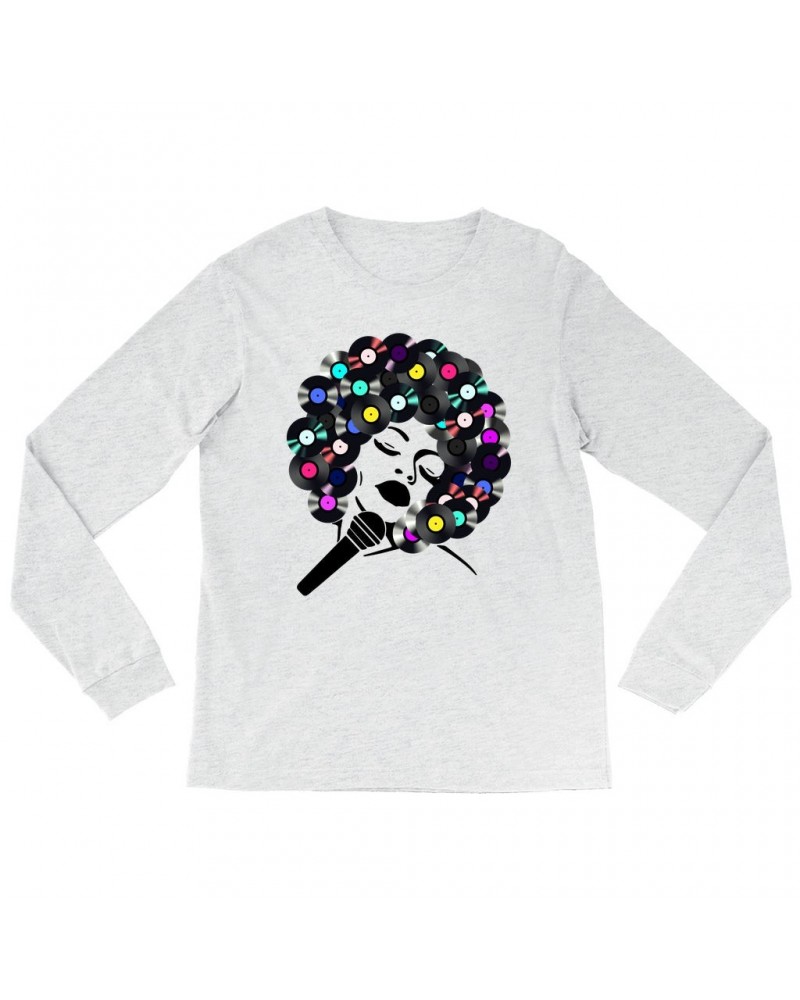 Music Life Heather Long Sleeve Shirt | The Soul Of Vinyl Shirt $15.29 Shirts