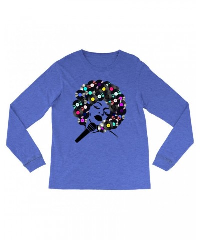 Music Life Heather Long Sleeve Shirt | The Soul Of Vinyl Shirt $15.29 Shirts