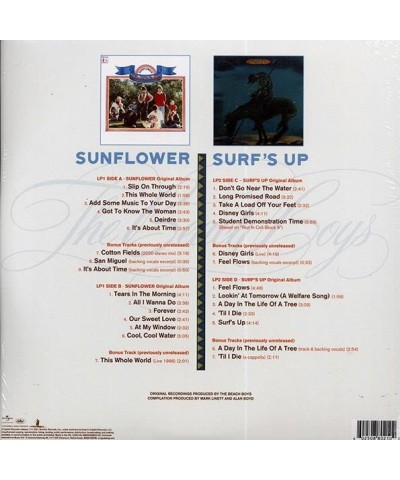 The Beach Boys LP - Feel Flows: He Sunflower + Surf's Up Sessions (Vinyl) $21.92 Vinyl